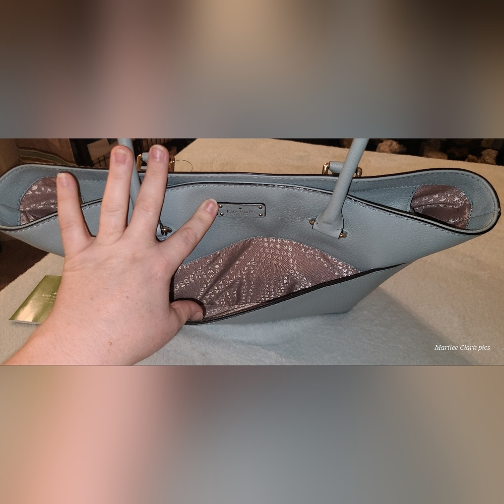 Kate Spade Blue/Gray Tote Bag - Picture 9 of 16
